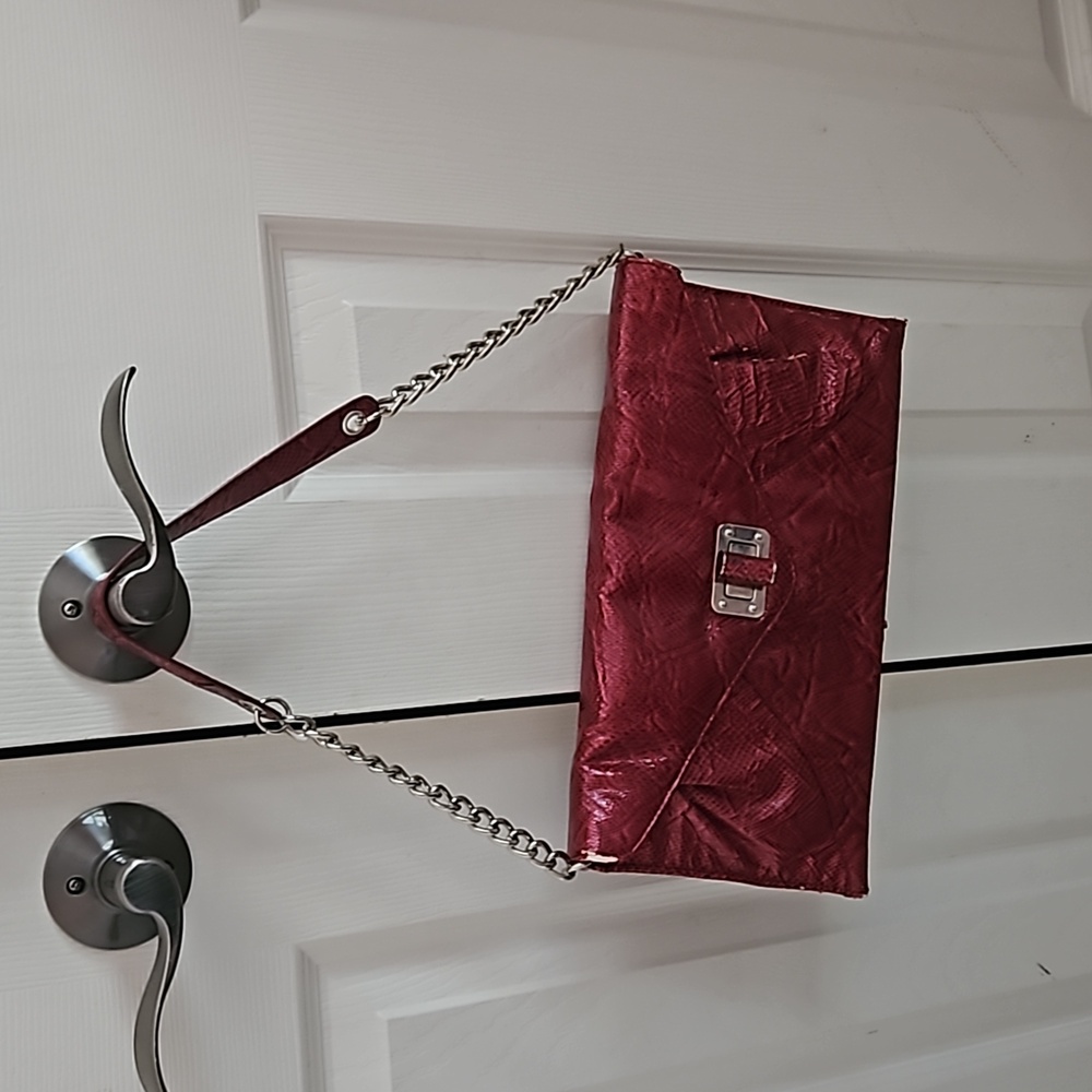 WHBM Red Envelope Shoulder Bag
